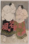 Full-Length Portraits of the Wrestlers Onogawa Kisaburo-Katsukawa Shunko-Giclee Print