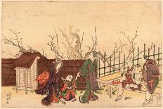 Kishibe No Hagi-Katsukawa Shunsen-Giclee Print