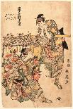 Omatsuri Shozoku No Shichifukujin-Katsukawa Shunsen-Framed Giclee Print