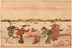 Mimeguri No Hanami-Katsukawa Shunsen-Giclee Print