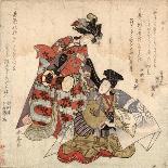 The Powerful Tomoe Gozen, C.1810-Katsukawa Shuntei-Mounted Giclee Print