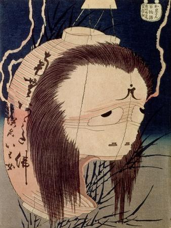絵画 GHOST CRDP60% Hokusai - The Ghost of Kohada Koheiji vintage japanese