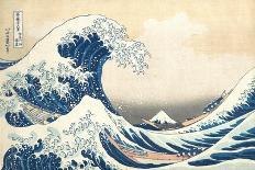 The Waterfall of Amida Behind the Kiso Road, C1832. (1925)-Katsushika Hokusai-Giclee Print