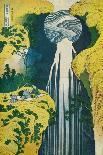Yoro Waterfall, Mino Province', from the Series 'A Journey to the Waterfalls of All the Provinces'-Katsushika Hokusai-Framed Giclee Print