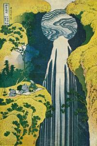 The Waterfall of Amida Behind the Kiso Road, C1832. (1925)