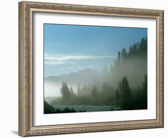 Katun River, Mt. Beluhka, Steppe, Siberia, Russia-Kenneth Garrett-Framed Photographic Print