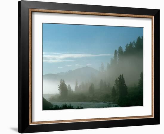 Katun River, Mt. Beluhka, Steppe, Siberia, Russia-Kenneth Garrett-Framed Photographic Print