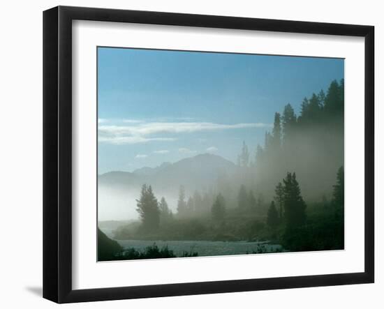 Katun River, Mt. Beluhka, Steppe, Siberia, Russia-Kenneth Garrett-Framed Photographic Print