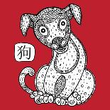 Chinese Zodiac. Animal Astrological Sign. Cow.-Katyau-Art Print