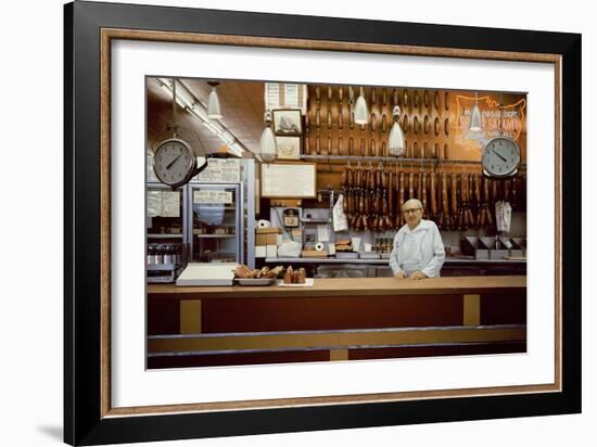 Katz's Delicatessen, 1993-Max Ferguson-Framed Giclee Print