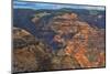 Kauai, Hawaii. Scenic Waimea Canyon State Park red cliffs from above canyon-Bill Bachmann-Mounted Photographic Print