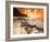 Kauai, Hawaii: Sunset on Tunnels Beach-Ian Shive-Framed Photographic Print