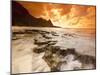 Kauai, Hawaii: Sunset on Tunnels Beach-Ian Shive-Mounted Photographic Print