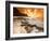 Kauai, Hawaii: Sunset on Tunnels Beach-Ian Shive-Framed Photographic Print