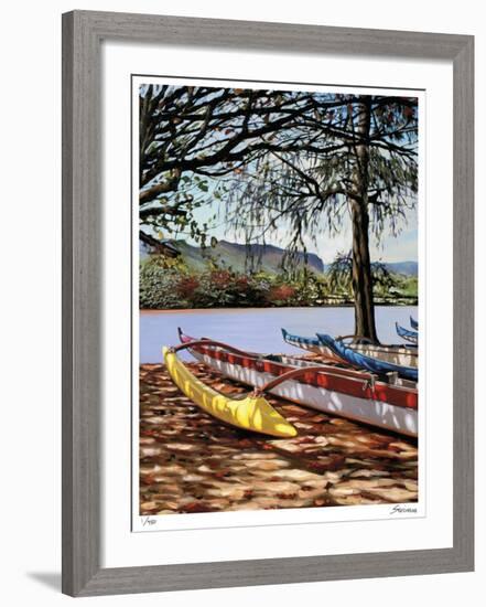 Kauai Shadows-Tom Swimm-Framed Giclee Print