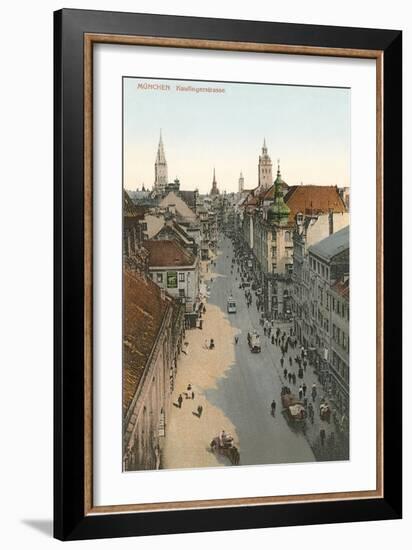 Kaufingerstrasse, Munich, Germany-null-Framed Art Print