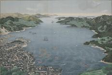 The Island of Deshima, c.1833-46-Kawahara Keiga-Framed Giclee Print