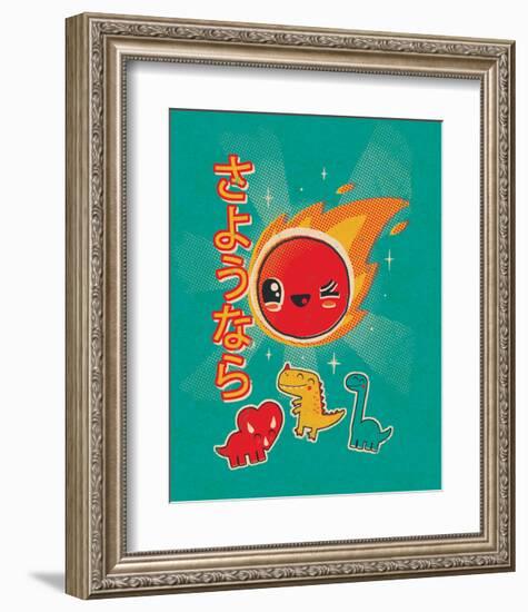 Kawaii in the Sky-Michael Buxton-Framed Art Print