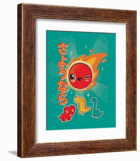 Kawaii in the Sky-Michael Buxton-Framed Art Print