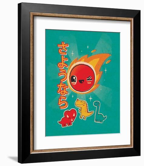 Kawaii in the Sky-Michael Buxton-Framed Art Print