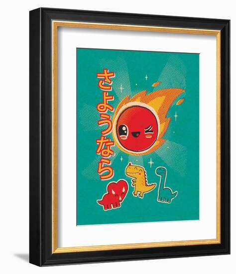 Kawaii in the Sky-Michael Buxton-Framed Art Print