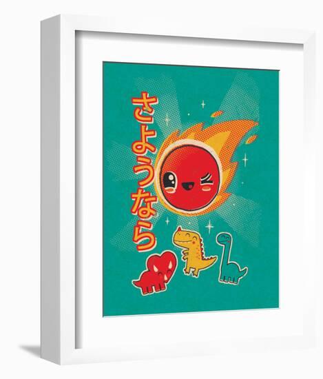 Kawaii in the Sky-Michael Buxton-Framed Art Print