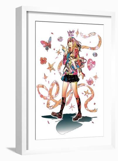 Kawaii Maneuver-HR-FM-Framed Art Print