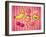 Kawaii Smiling Fruits-diarom-Framed Art Print