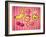 Kawaii Smiling Fruits-diarom-Framed Art Print