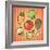 Kawaii Smiling Vegetables-diarom-Framed Art Print