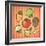 Kawaii Smiling Vegetables-diarom-Framed Art Print