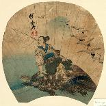 Jigoku Dayu (Hell Courtesan). After 1885-Kawanabe Kyosai-Giclee Print