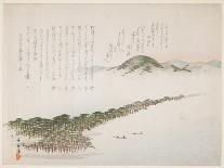 Shoki and Attendant Demons, 1898-Kawanabe Kyosai-Framed Giclee Print