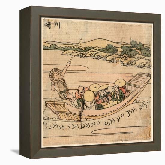 Kawasaki-Katsushika Hokusai-Framed Premier Image Canvas