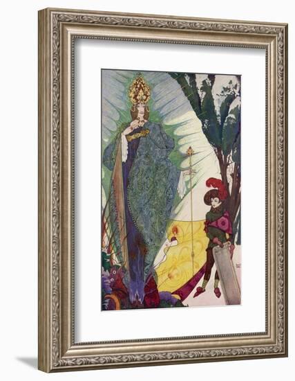 Kay Meets the Snow Queen-Harry Clarke-Framed Photographic Print