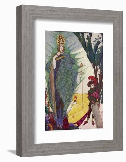 Kay Meets the Snow Queen-Harry Clarke-Framed Photographic Print