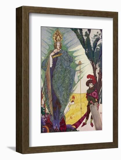 Kay Meets the Snow Queen-Harry Clarke-Framed Photographic Print