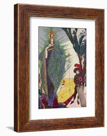 Kay Meets the Snow Queen-Harry Clarke-Framed Photographic Print