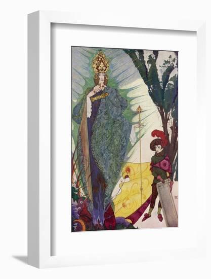 Kay Meets the Snow Queen-Harry Clarke-Framed Photographic Print
