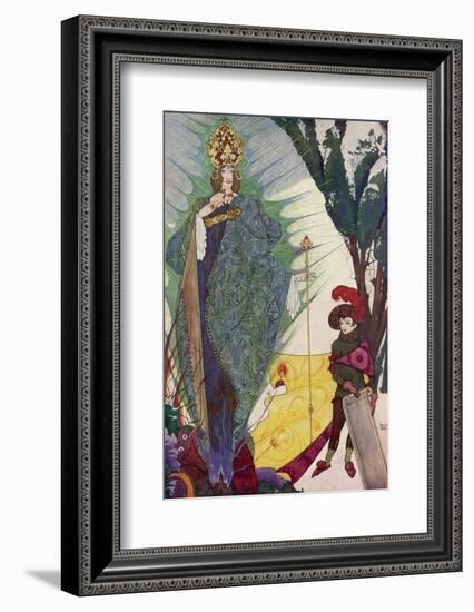 Kay Meets the Snow Queen-Harry Clarke-Framed Photographic Print