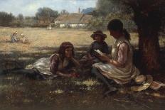 Reading in the Shadow-Kay William Blacklock-Mounted Giclee Print