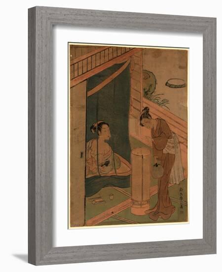 Kaya No Hahako-Suzuki Harunobu-Framed Giclee Print