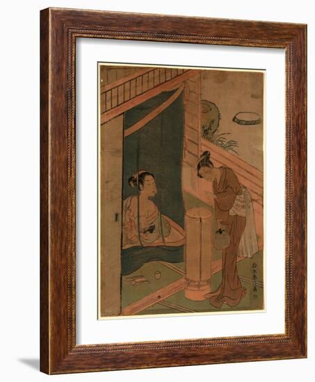 Kaya No Hahako-Suzuki Harunobu-Framed Giclee Print