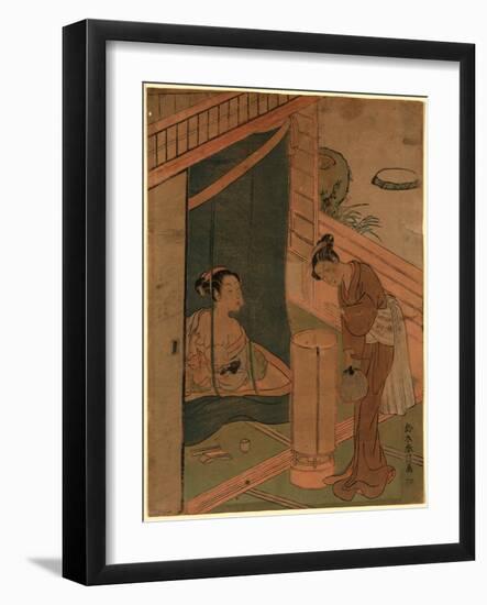 Kaya No Hahako-Suzuki Harunobu-Framed Giclee Print