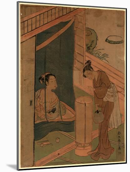 Kaya No Hahako-Suzuki Harunobu-Mounted Giclee Print