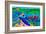 Kayak Blue-Deborah Cavenaugh-Framed Art Print