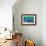 Kayak Blue-Deborah Cavenaugh-Framed Art Print displayed on a wall