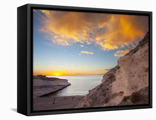 Kayak Camp at Arroyo Blanco, Isla Carmen, Baja, Sea of Cortez, Mexico-Gary Luhm-Framed Premier Image Canvas