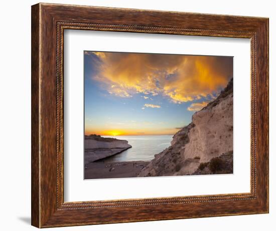 Kayak Camp at Arroyo Blanco, Isla Carmen, Baja, Sea of Cortez, Mexico-Gary Luhm-Framed Photographic Print