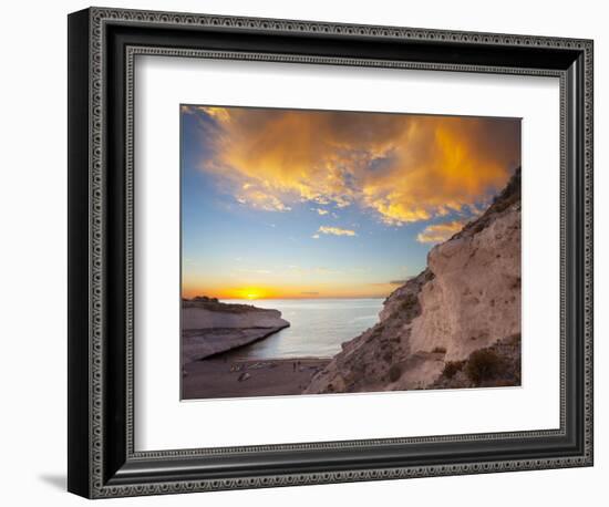 Kayak Camp at Arroyo Blanco, Isla Carmen, Baja, Sea of Cortez, Mexico-Gary Luhm-Framed Photographic Print